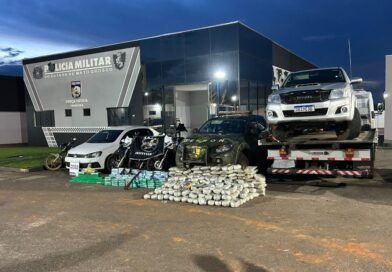 Forças de segurança apreendem 376 quilos de drogas e quatro armas de fogo; prejuízo ao crime de R$ 5 milhões