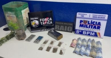 Alta Floresta: quatro são detidos por tráfico e cultivo de drogas no bairro Cidade Bela
