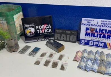 Alta Floresta: quatro são detidos por tráfico e cultivo de drogas no bairro Cidade Bela