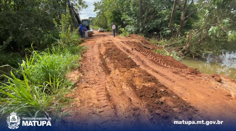 Obras avançam em Matupá com várias frentes de trabalho nesta semana