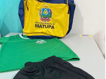 Chega ate as escolas da rede municipal de Matupá os novos uniformes para o ano Letivo de 2026