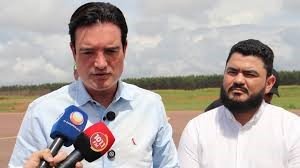 Presidente da Associação Mato-grossense dos Municípios, Leonardo Bortolin em visita a Região Norte do estado.