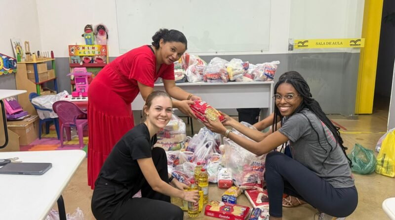 Acadêmicos da faculdade Uniasselve, do polo de Peixoto MT, protagonizaram uma ação solidária que chamou a atenção da comunidade