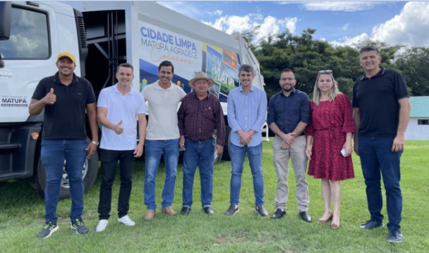 Mais de R$ 1 milhão em investimentos: Matupá reforça limpeza urbana com novos veículos