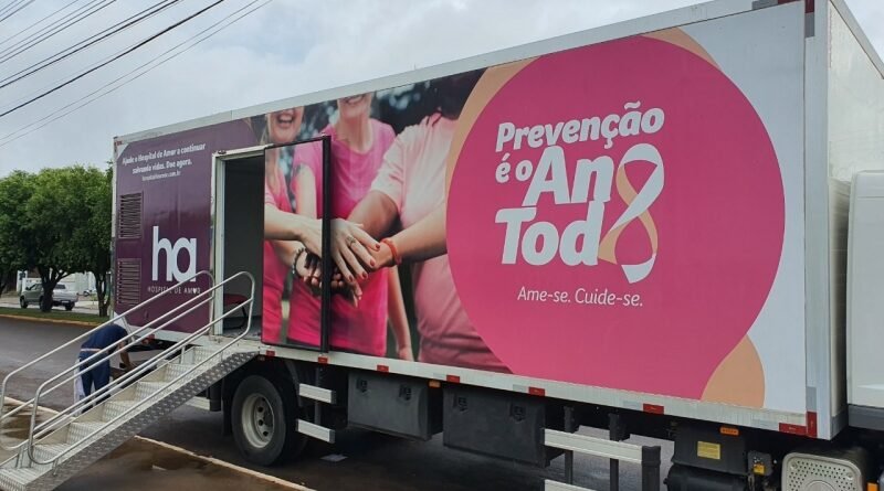 Carreta do Hospital do Câncer de Mato Grosso estará em Peixoto de Azevedo MT