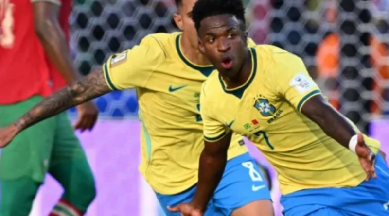 Brasil leva sufoco e sai atrás, mas busca empate contra Marrocos com golaço do Vini