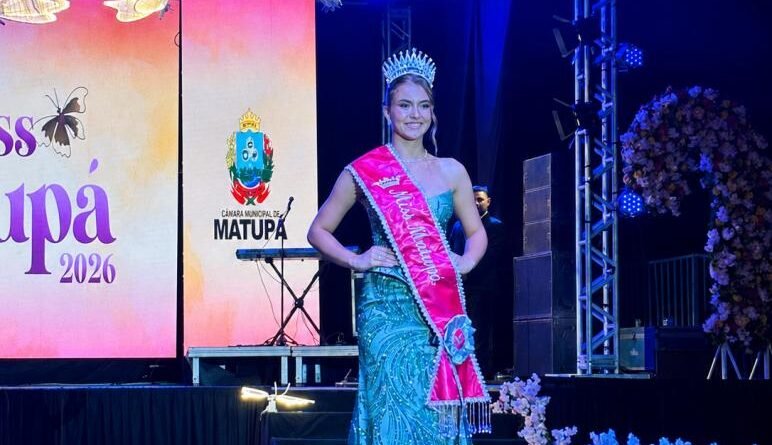 Elegância e emoção marcam o Miss Matupá 2026 durante as festividades dos 38 anos de Matupá