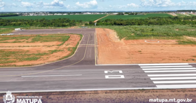 Mais de 600 voos são registrados no Aeroporto Regional Orlando Vilas Boas de Matupá em 2026