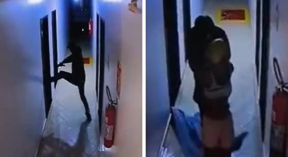 Câmeras flagram adolescente de 14 anos sendo sequestrada de hotel em Lucas do Rio Verde