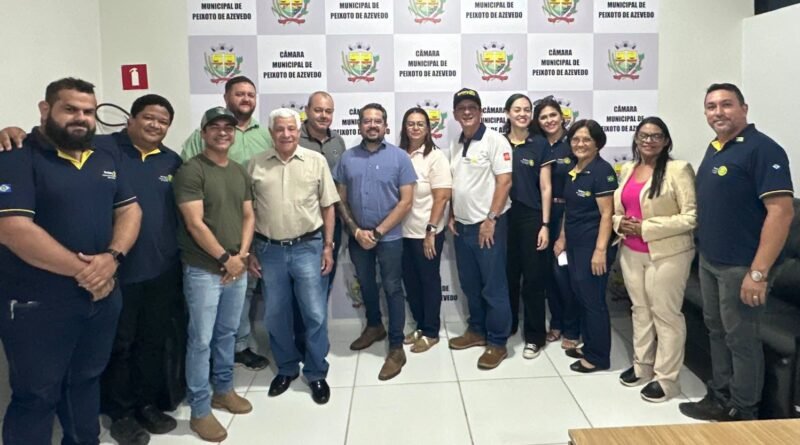 Governador do Rotary Distrito 4440 visita Câmara de Peixoto de Azevedo e reforça parceria institucional