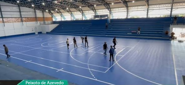 Aumenta a expectativa para grande reinauguração da vila olímpica em Peixoto de Azevedo MT
