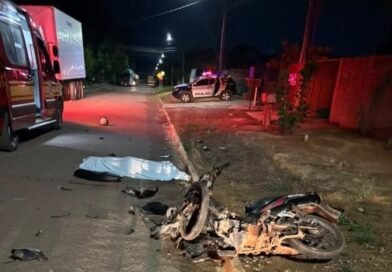 Homem morre após colisão entre moto e carro em Guarantã do Norte