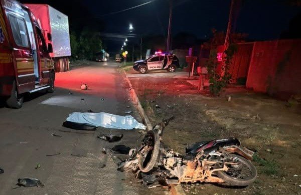 Homem morre após colisão entre moto e carro em Guarantã do Norte